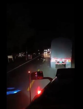 La zona donde ocurrió el siniestro estaba muy oscura.