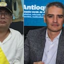 Presidente Gustavo Petro y el gobernador Andrés Julián Rendón.
