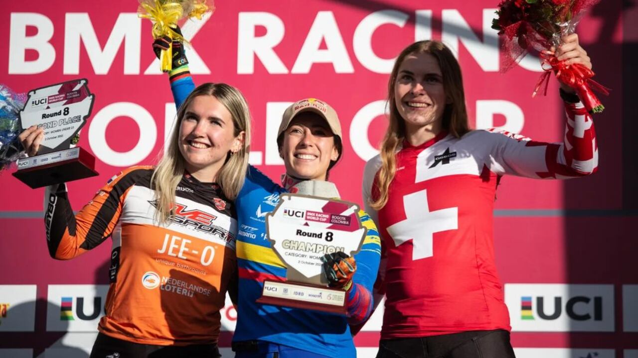 Mariana Pajón se quedó con la última edición de la Copa Mundo de BMX en 2022.