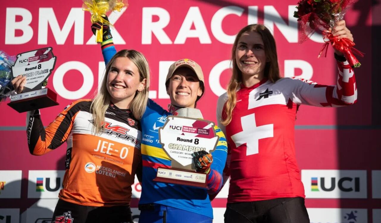 Mariana Pajón se quedó con la última edición de la Copa Mundo de BMX en 2022.