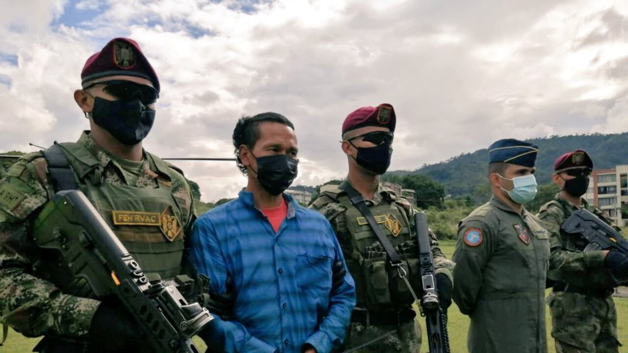 Captura de Gerardo Olaya Yasno, alias Gerardo, cabecilla de Red de Apoyo a Estructuras Residuales.