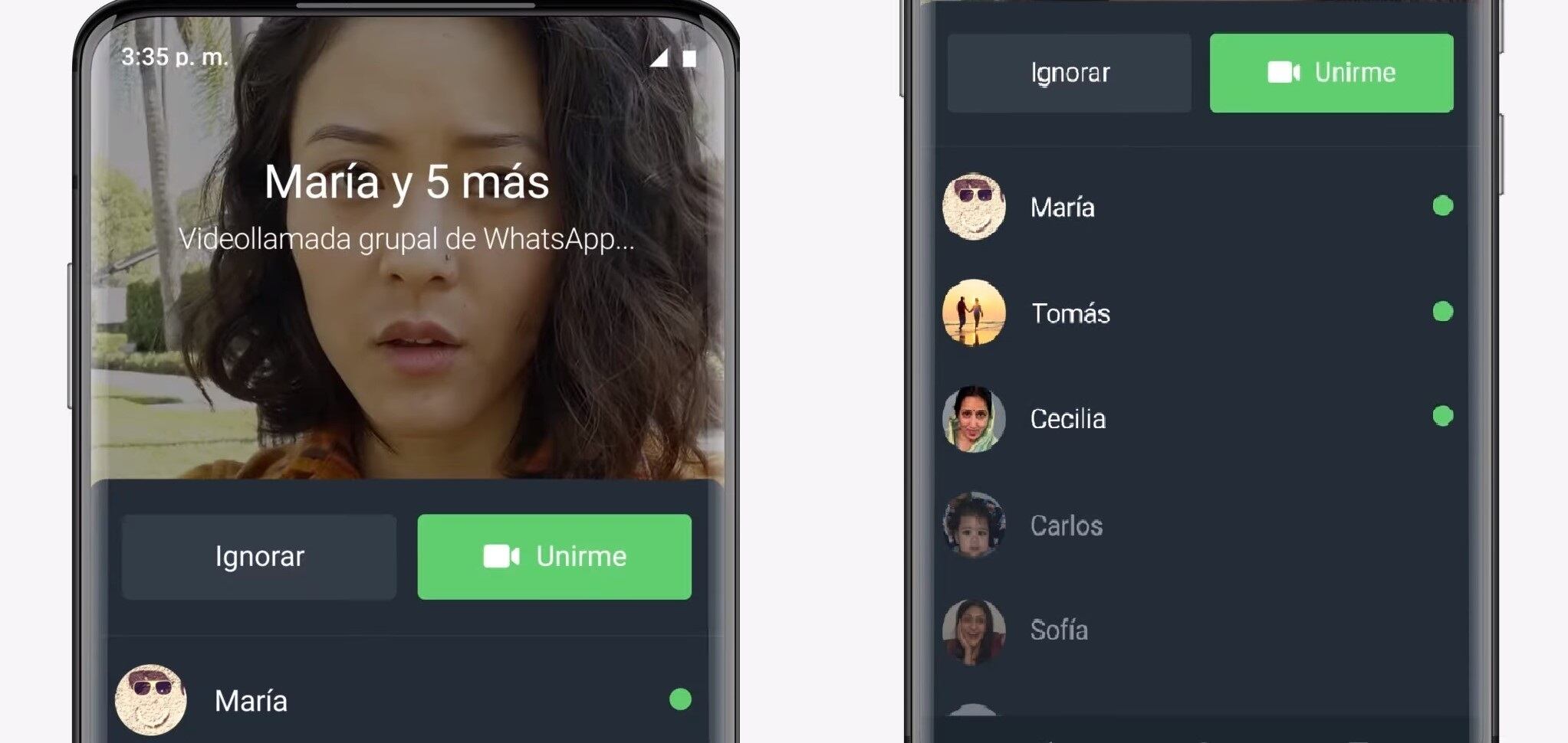 WhatsApp permite realizar videollamadas en formato horizontal en iOS