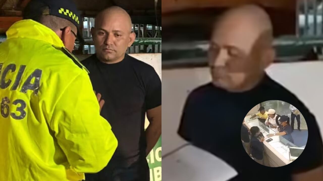 Richard José Sierra Bravo, subintendente de la Policía señalado de participar en robo a joyería.