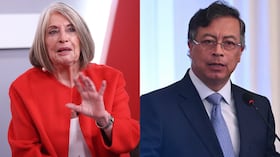 Cecilia López y Gustavo Petro