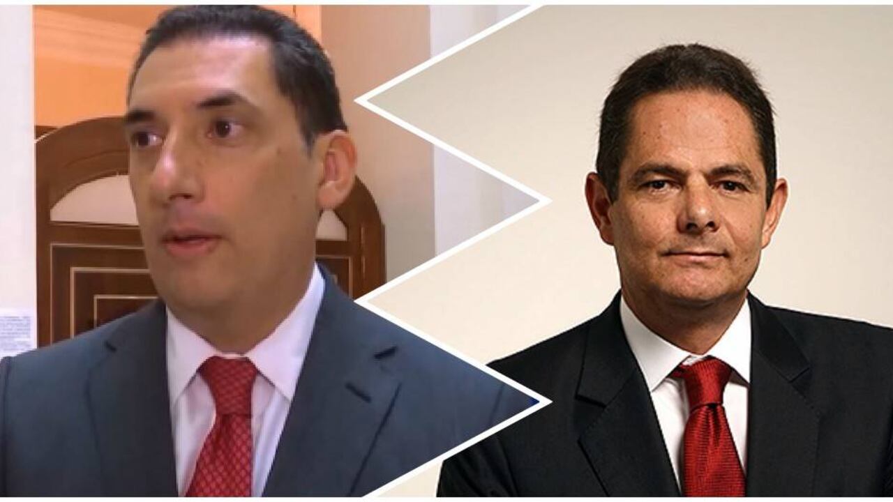 El ex vicepresidente German Vargas Lleras y el Senador Luis Ernesto Diazgranados