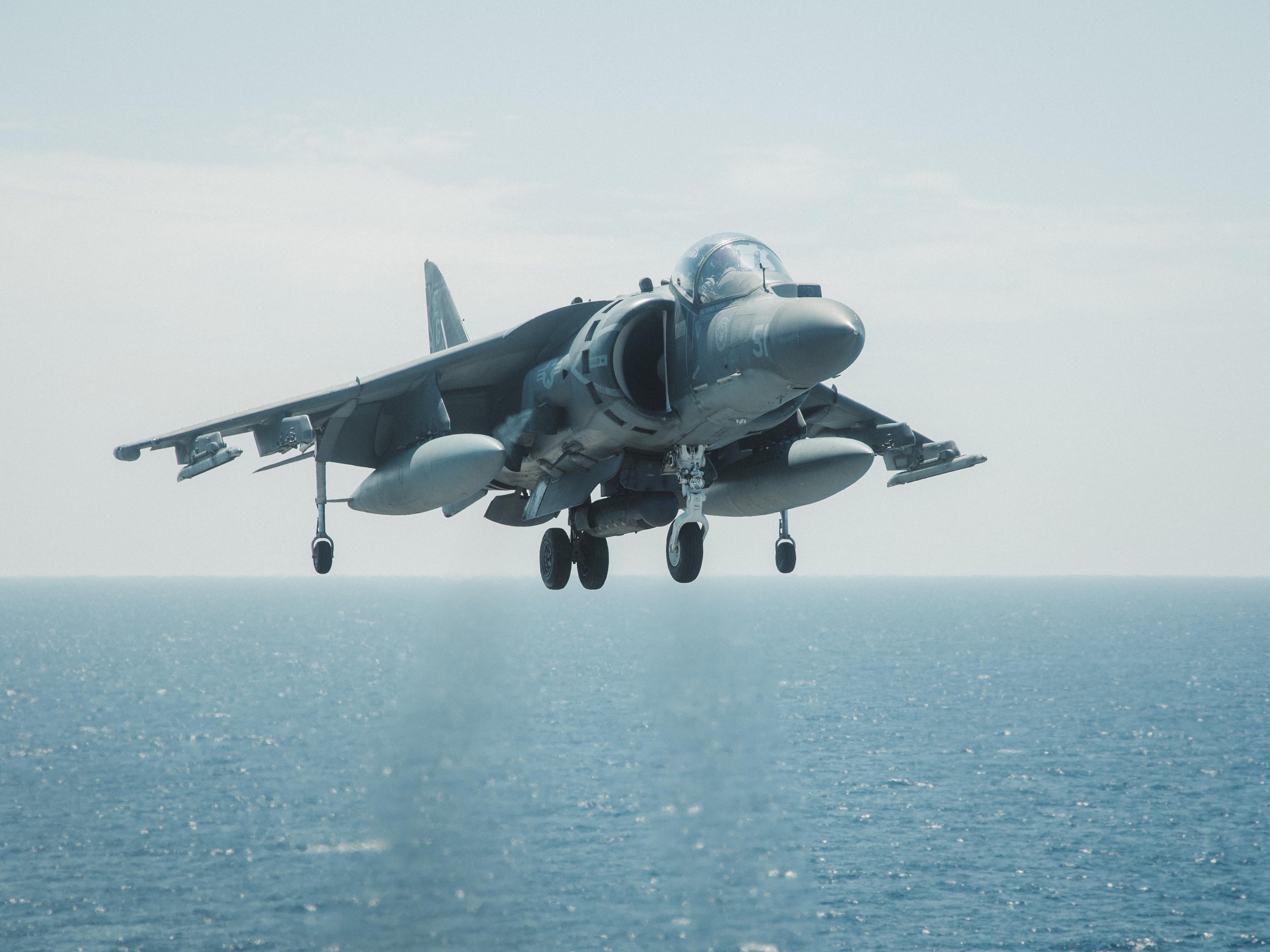 Las imágenes de los U.S. Marines dando cuenta de su despliegue por el Mar Caribe