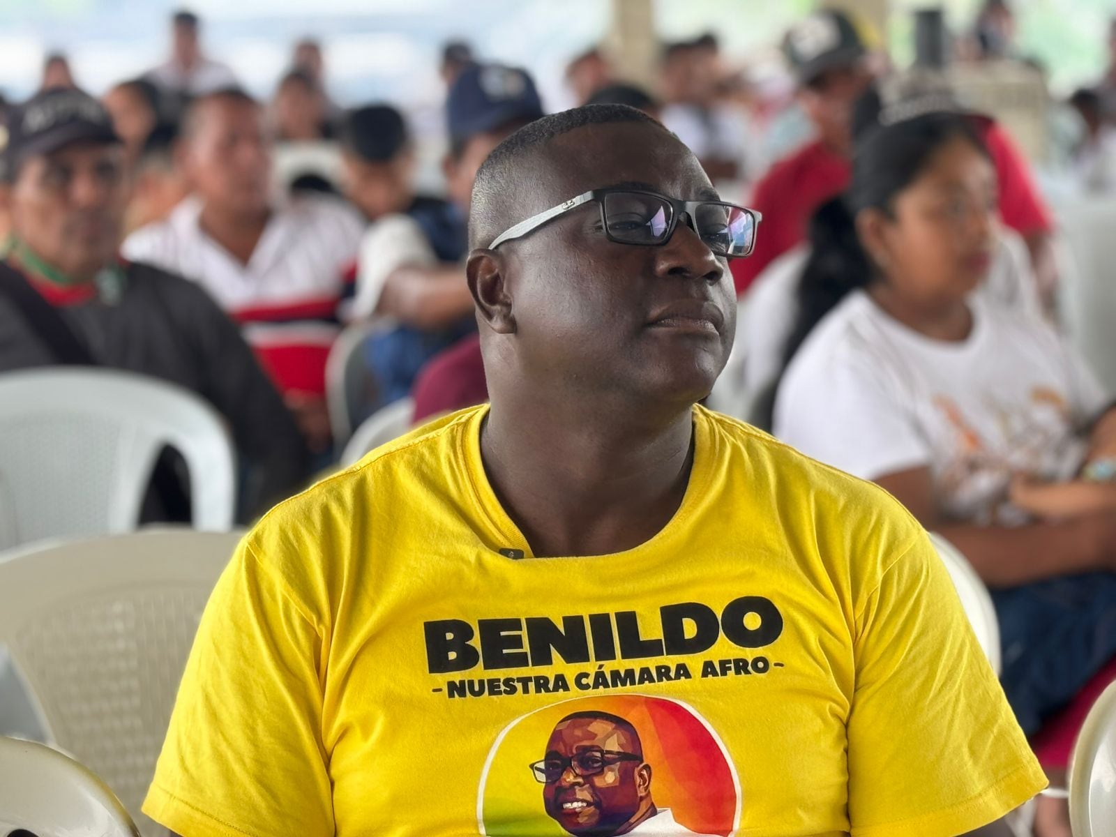 Benildo Estupiñán quien busca ganarle la curul afro a Miguel Polo Polo.