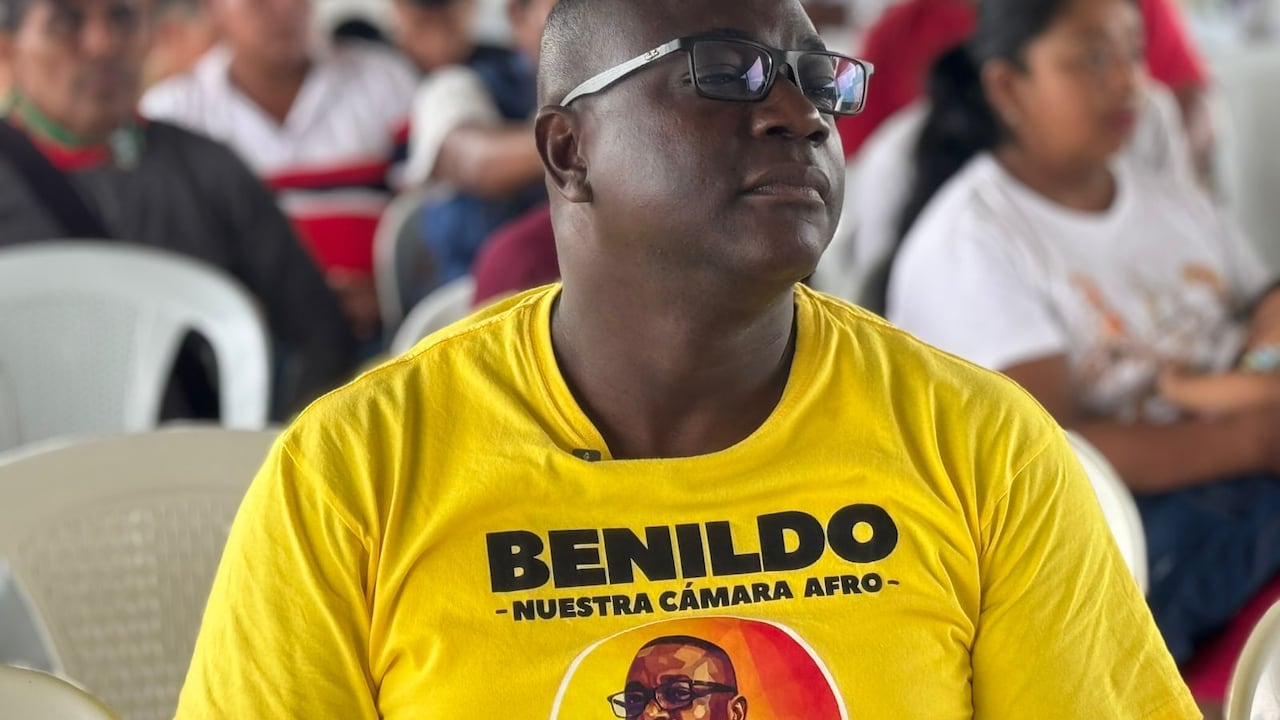 Benildo Estupiñán quien busca ganarle la curul afro a Miguel Polo Polo.