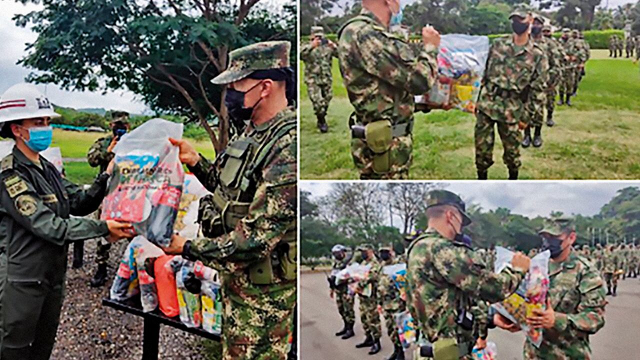 En los dos contratos de 2022 y 2023, se observa que las anchetas tienen similares productos. Sin embargo, para las de este año, el Ejército pagó casi el doble del valor del año pasado.