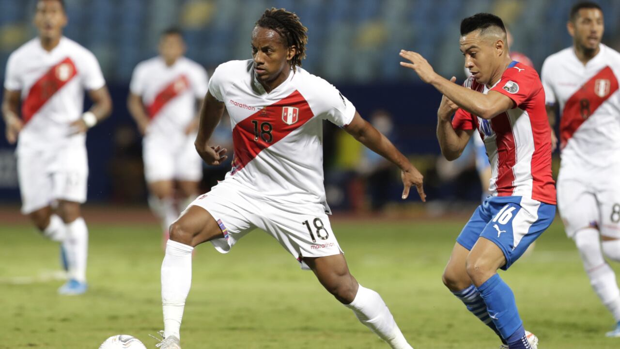 Perú vs. Paraguay en los cuartos de final de la Copa América.