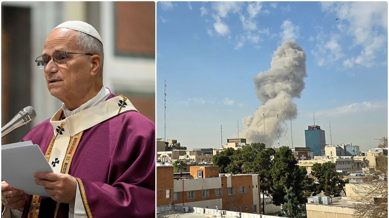 El papa León XIV se pronunció sobre el conflicto de Medio Oriente.