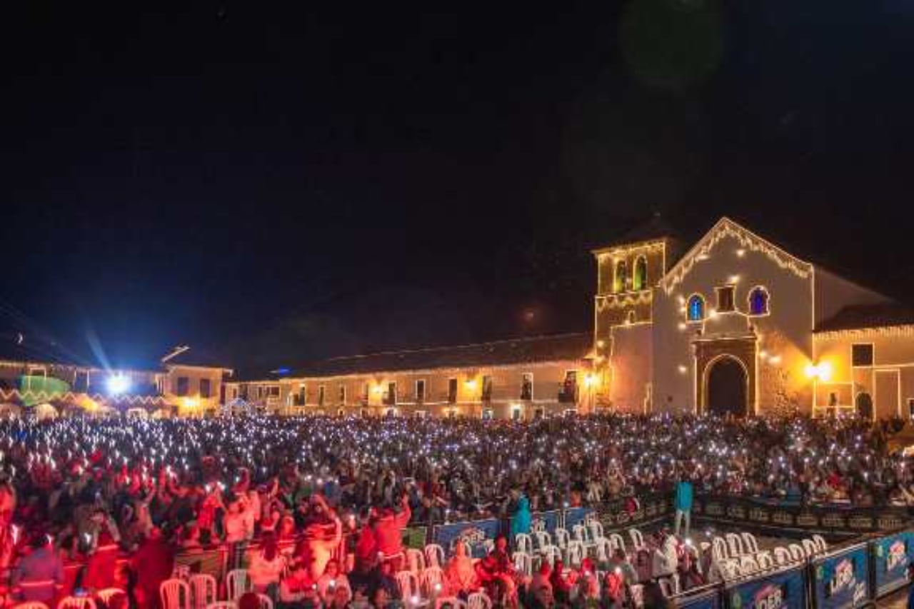 Festival de luces en Villa de leyva