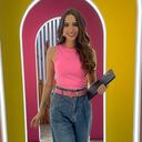 Violeta Bergonzi, presentadora de "Buen día, Colombia".