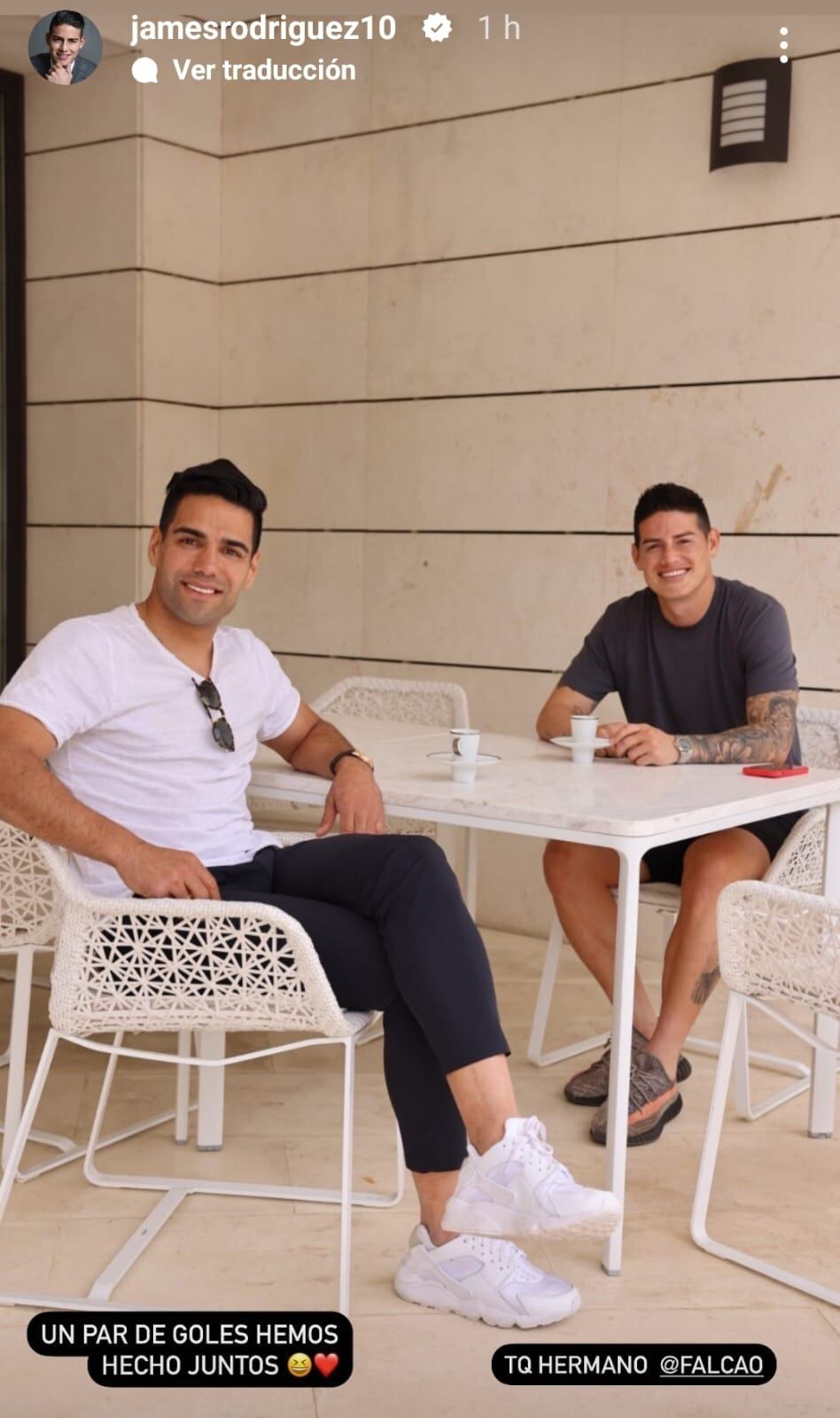 James y Falcao confirman que su relación está mejor que nunca