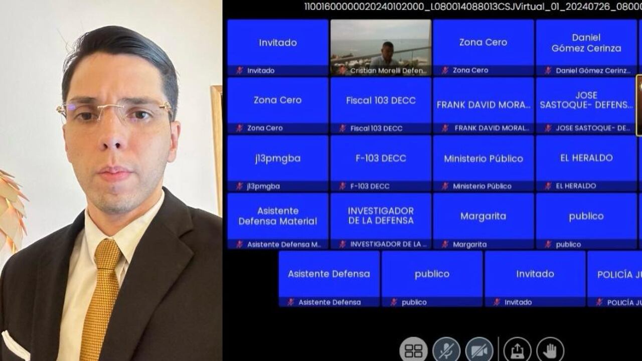 Exjuez José Sastoque y audiencia de solicitud de medida de aseguramiento de manera virtual.