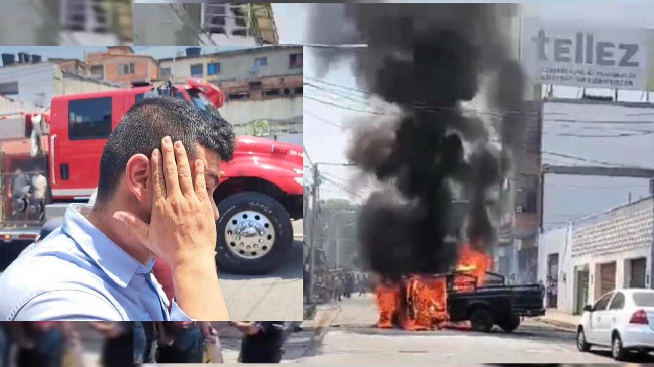 El vehículo quedó con perdida total.