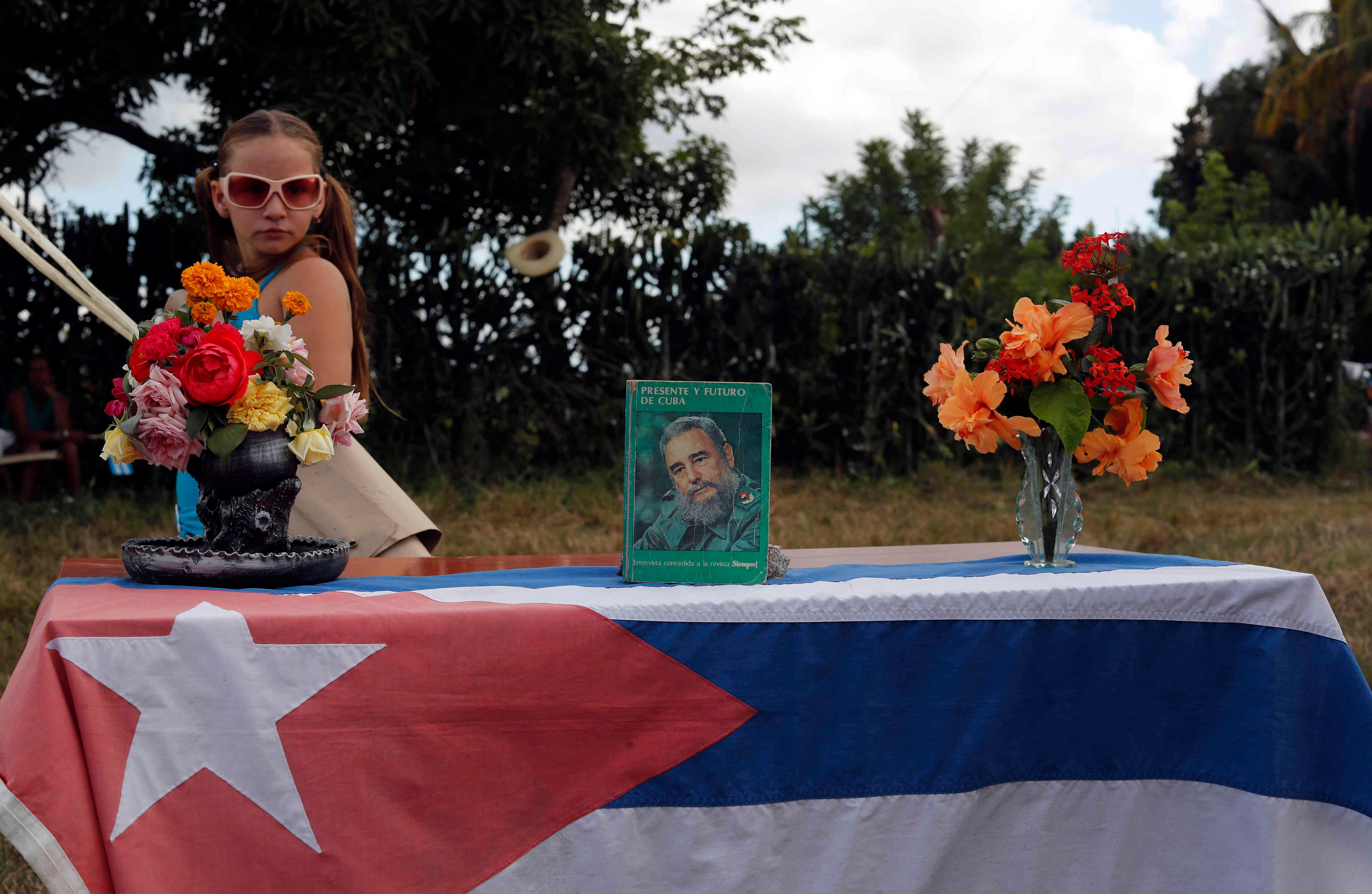 Las cenizas del líder cubano serán enterradas en su último lugar de descanso, Santiago de Cuba. (AP Photo/Dario Lopez-Mills)
