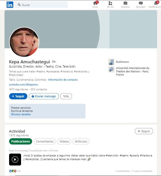 Kepa Amuchastegui actualizó su perfil de LinkedIn