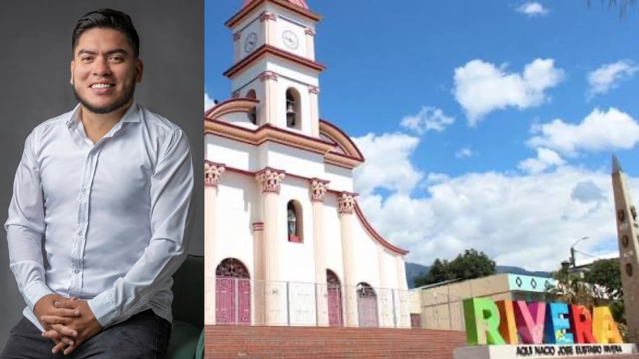 Concejal Samuel Gutiérrez y aspecto general de Rivera, Huila.