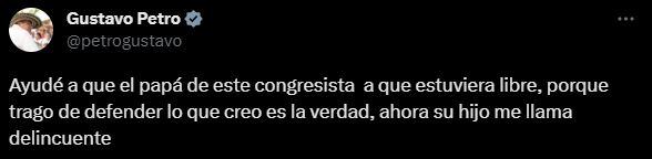 Presidente Petro le responde a José Jaime Uscátegui.