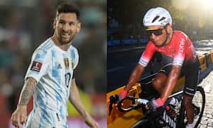Messi y Nairo Quintana.