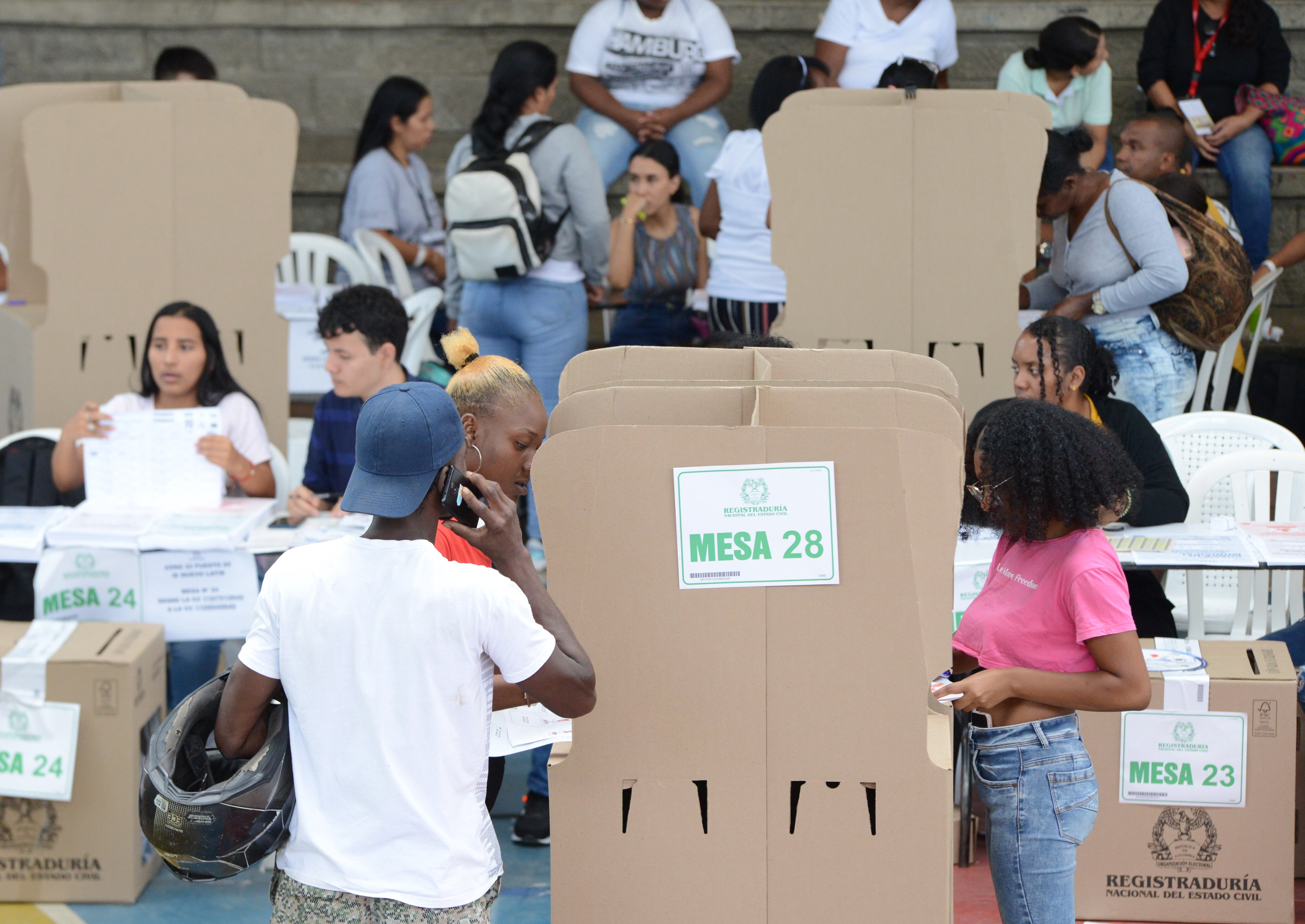 Cali: Elecciones regionales (Alcaldía, Gobernación. Concejo, Asamblea)  29 de octubre del 2023. Foto José L Guzmán. EL País.