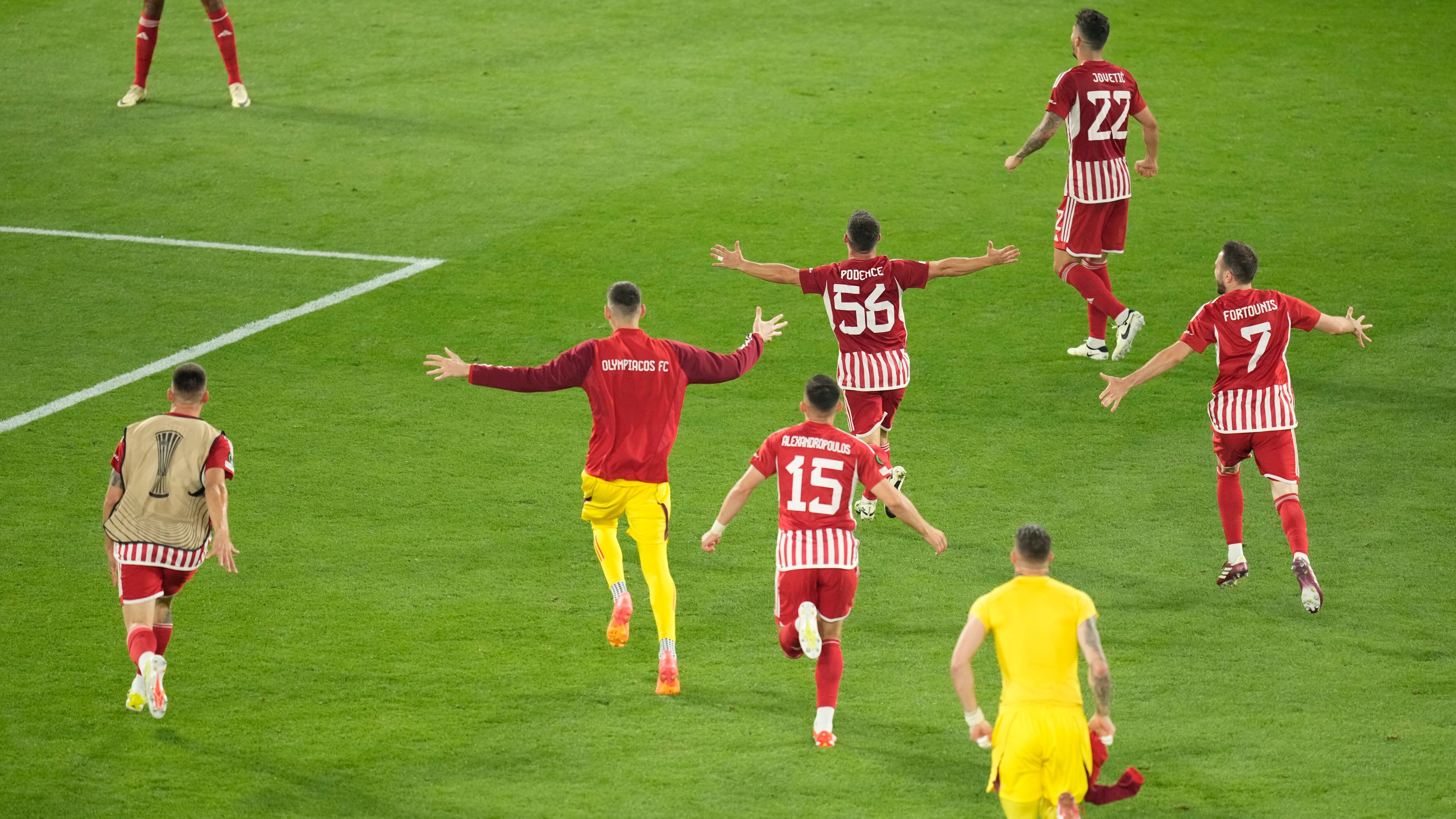 Euforia en Grecia: Olympiacos es el gran campeón de la UEFA Conference League 2023-2024.