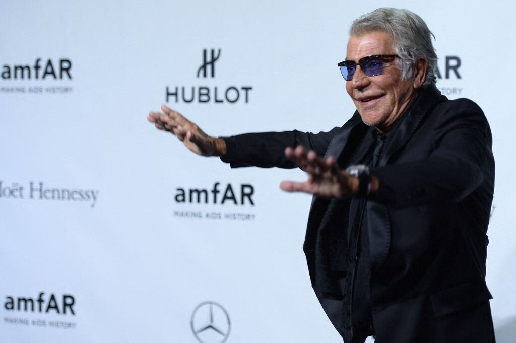 Roberto Cavalli, diseñador de modas italiano.