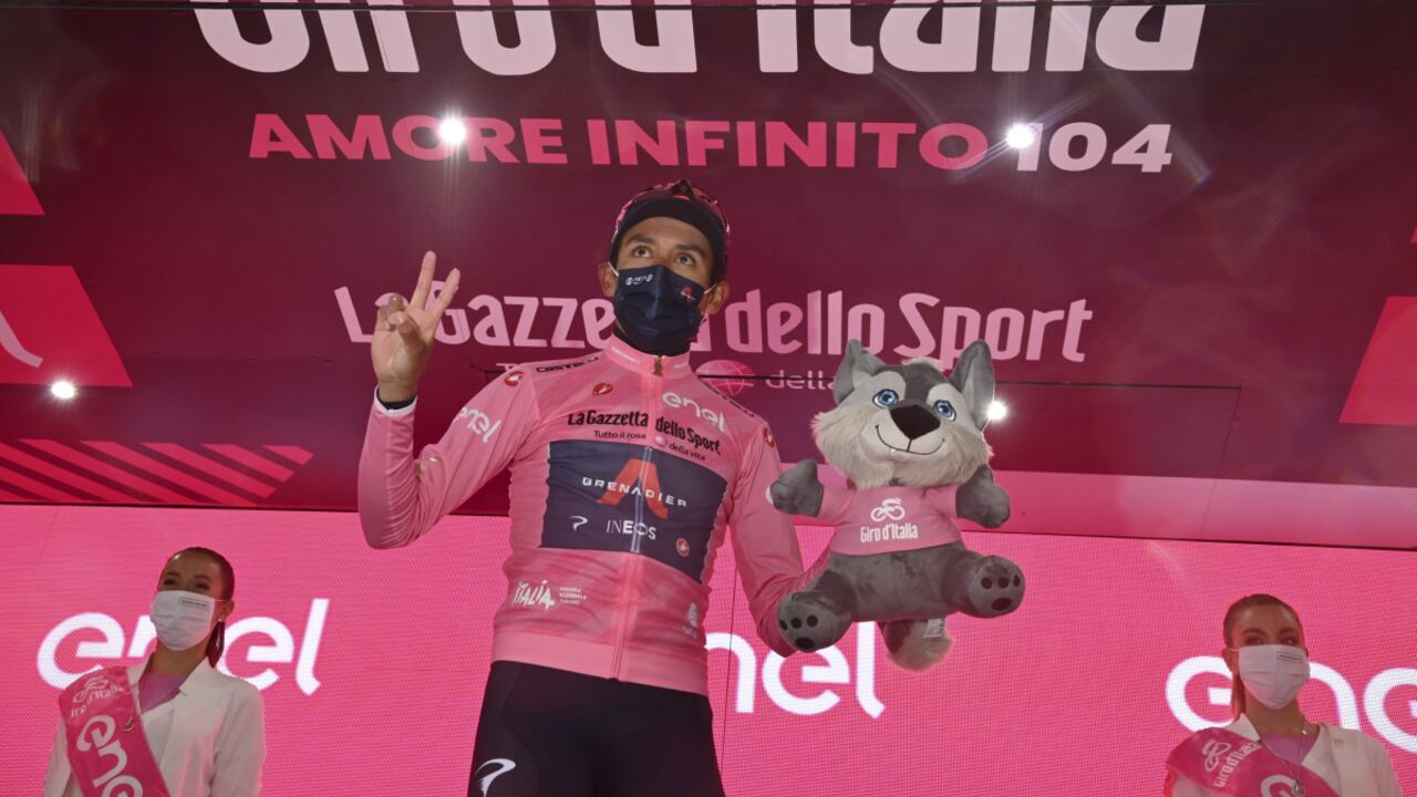 Egan Bernal - Giro de Italia. Foto: Massimo Paolone/LaPresse via AP