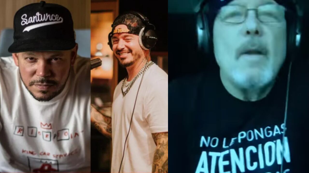 Ruben Blades responde a conflicto entre Residente y J Balvin. Fotomontaje Semana. Instagram @ruben.blades