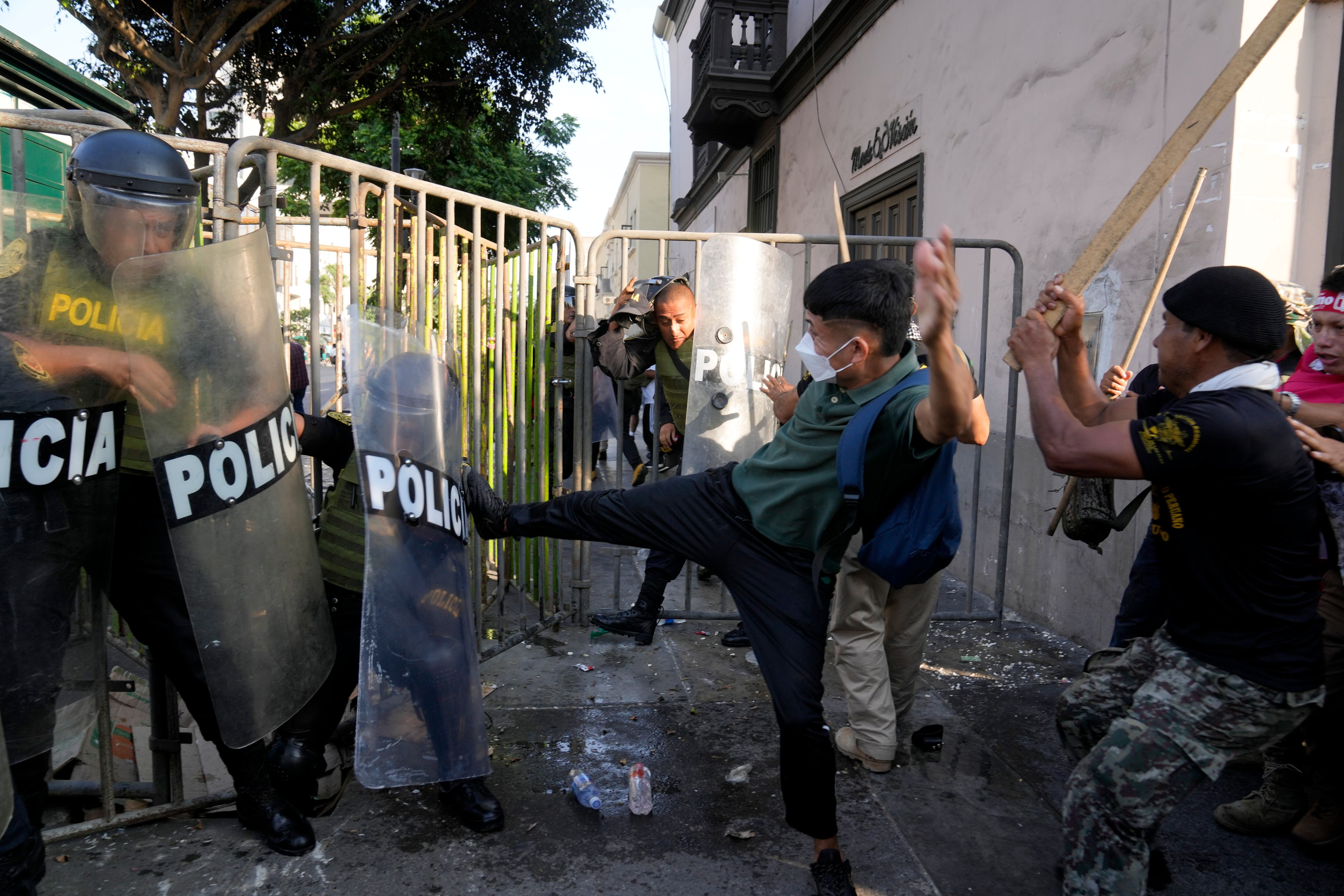 Protestas en Perú