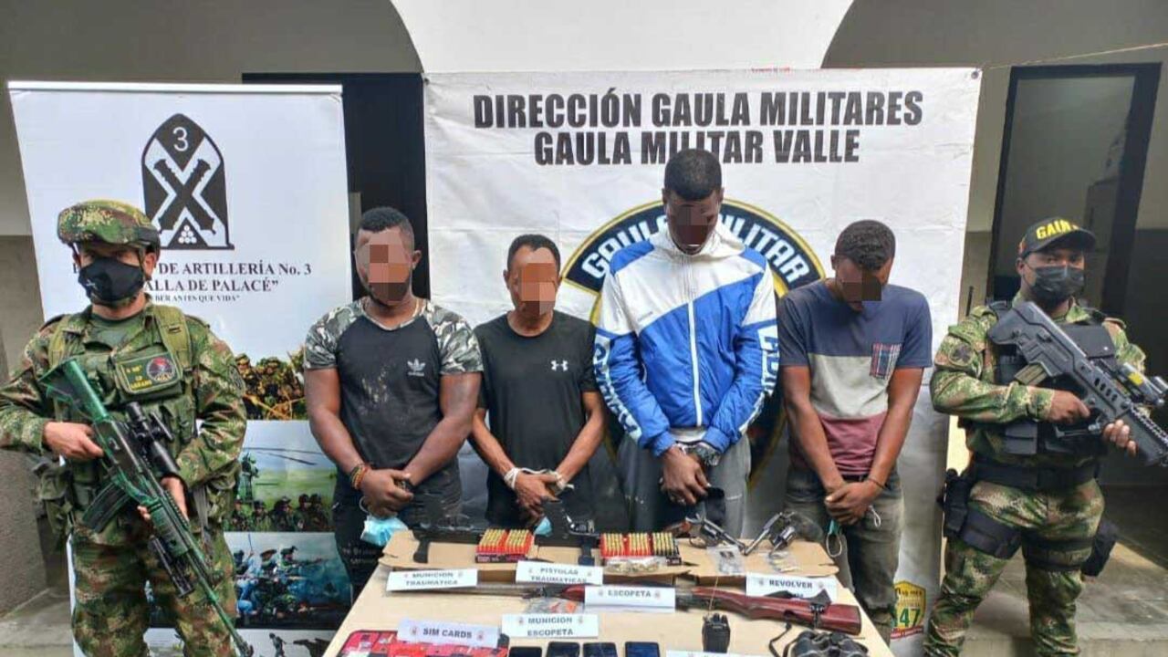 Debido a información de la ciudadanía, el Ejército detiene extorsionistas que se hacían pasar por militantes de las Farc en Valle del Cauca.