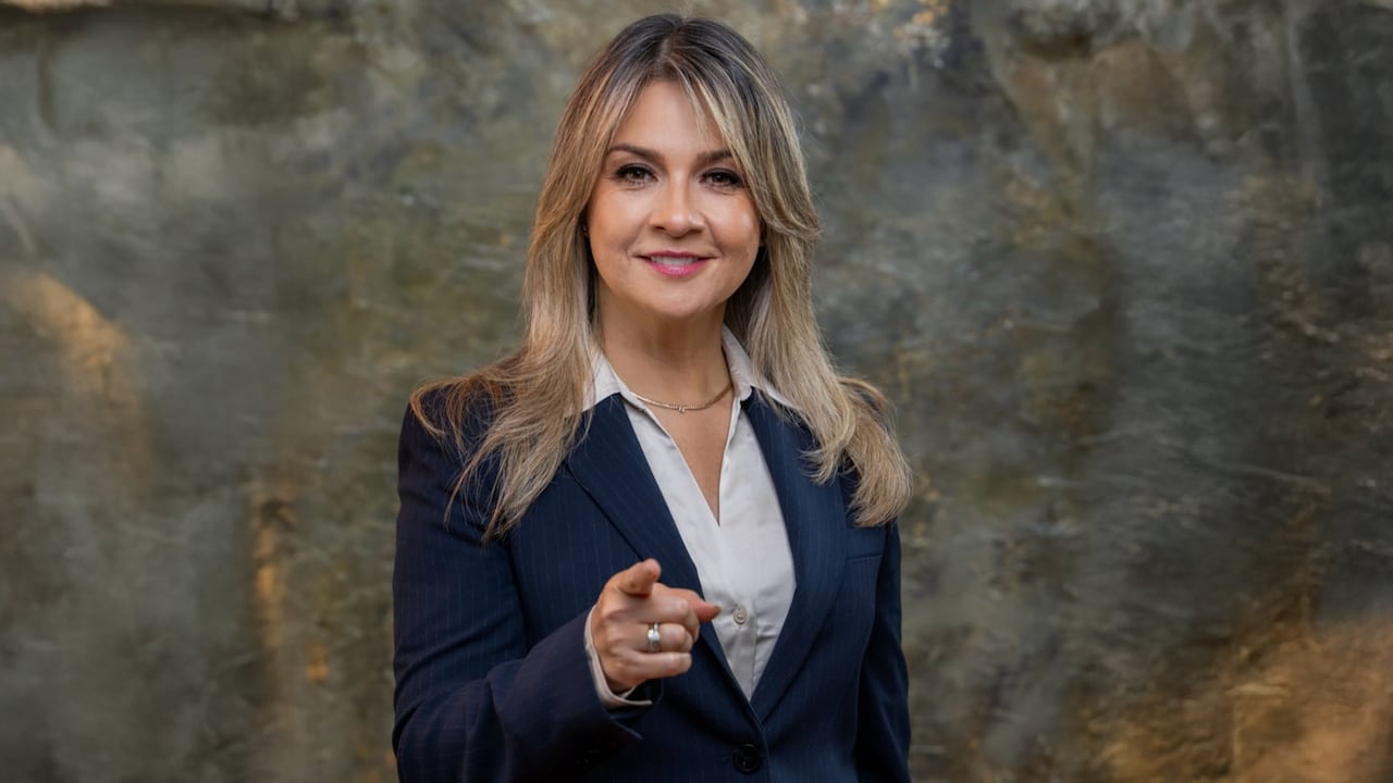 Vicky Dávila, precandidata presidencial del Movimiento Valientes.