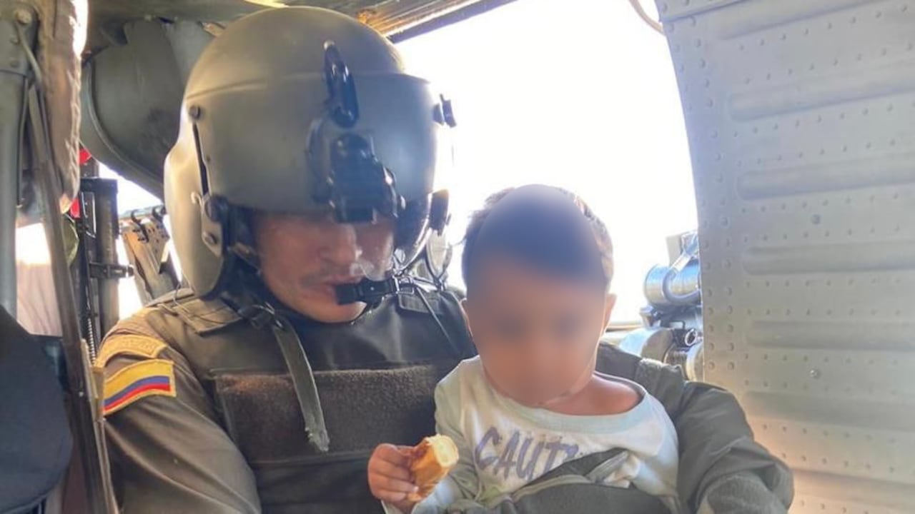 El menor va camino a reencontrarse con sus padres.