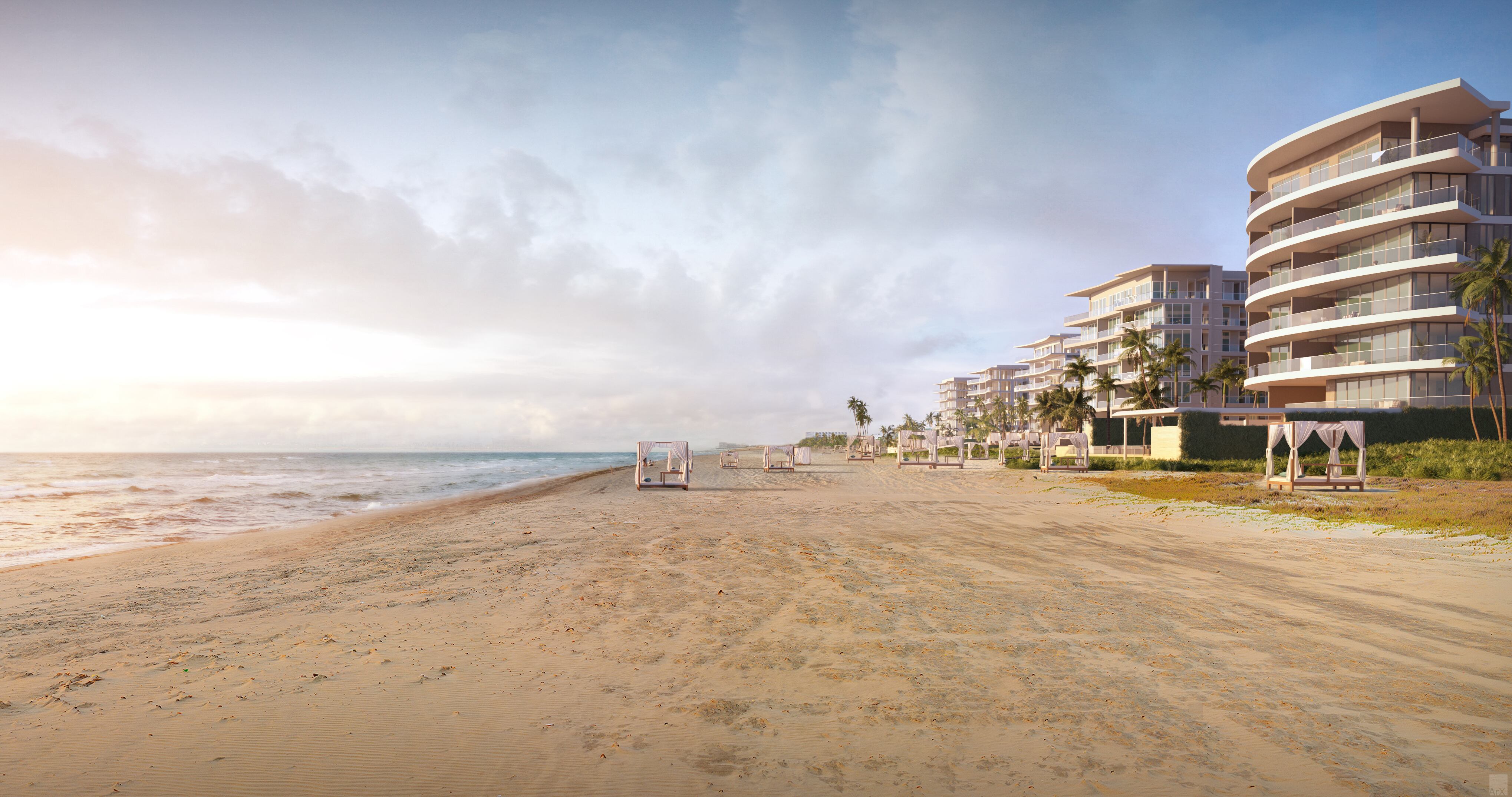 Los residentes de Condominios Morros pueden disfrutar de una vista al mar porque están cerca de la Playa Serena.