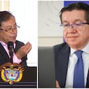Presidente Gustavo Petro y exministro de Salud Fernando Ruiz