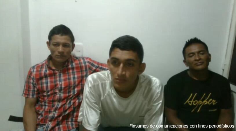 Diego Fernando Camayo Díaz, alias El Indio; Heyller Alejandro Castañeda Murcia y Fabial Steven Palacios, serían reclutadores de las Farc en Meta.