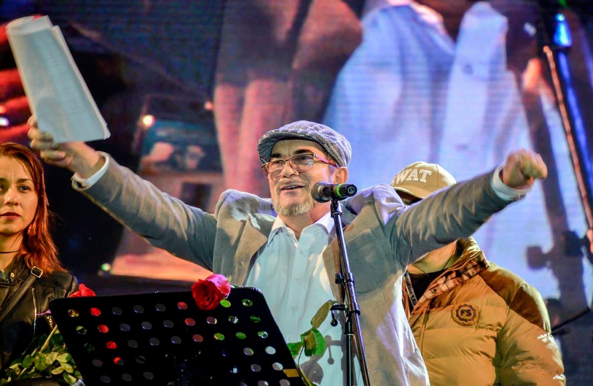 Rodrigo Londoño Echeverri, alias Timochenko, en el evento de lanzamiento del partido político de las Farc. Foto: Diana Rey Melo / SEMANA