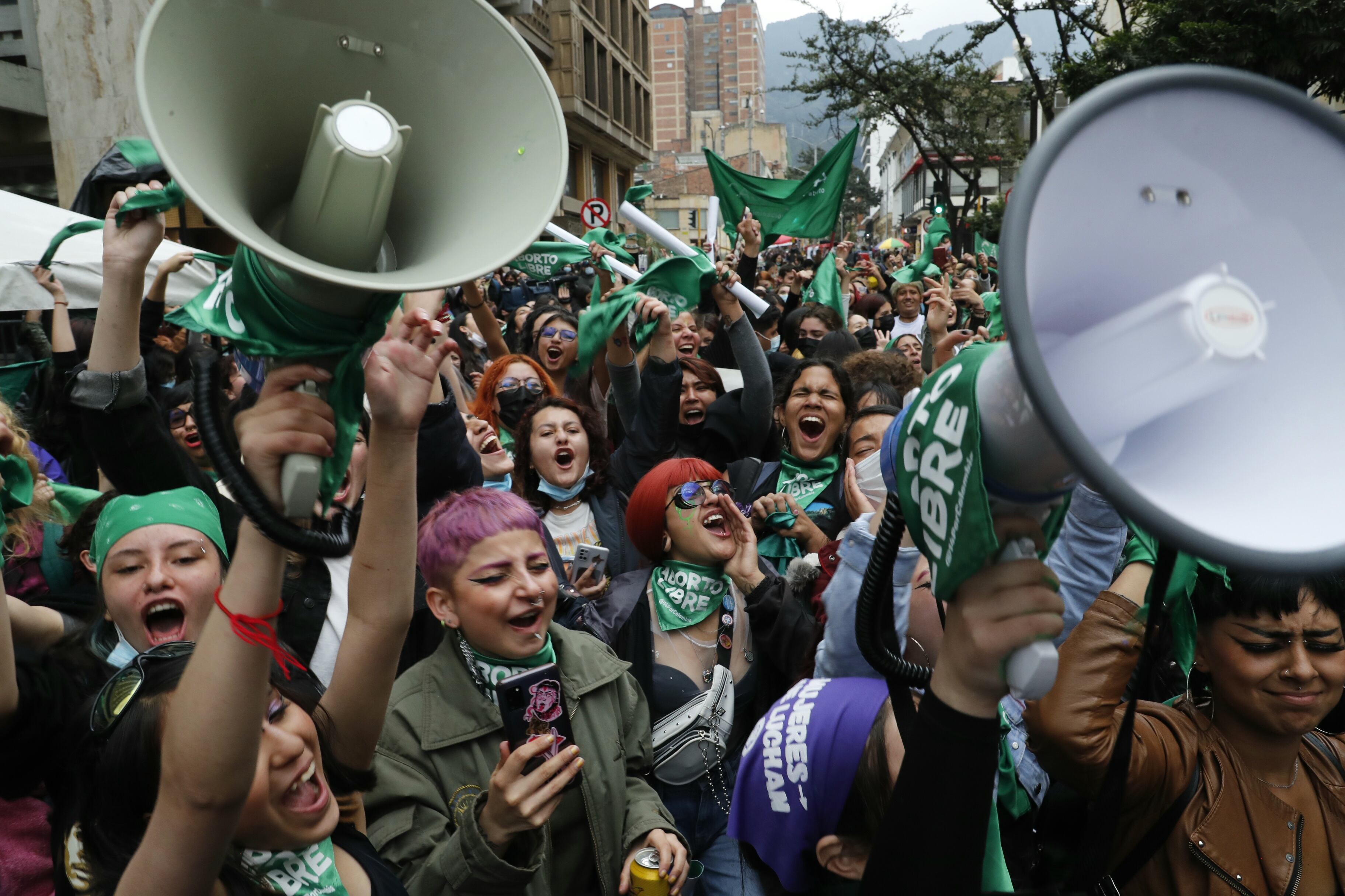 Manifestaciones a favor de la despenalización del aborto