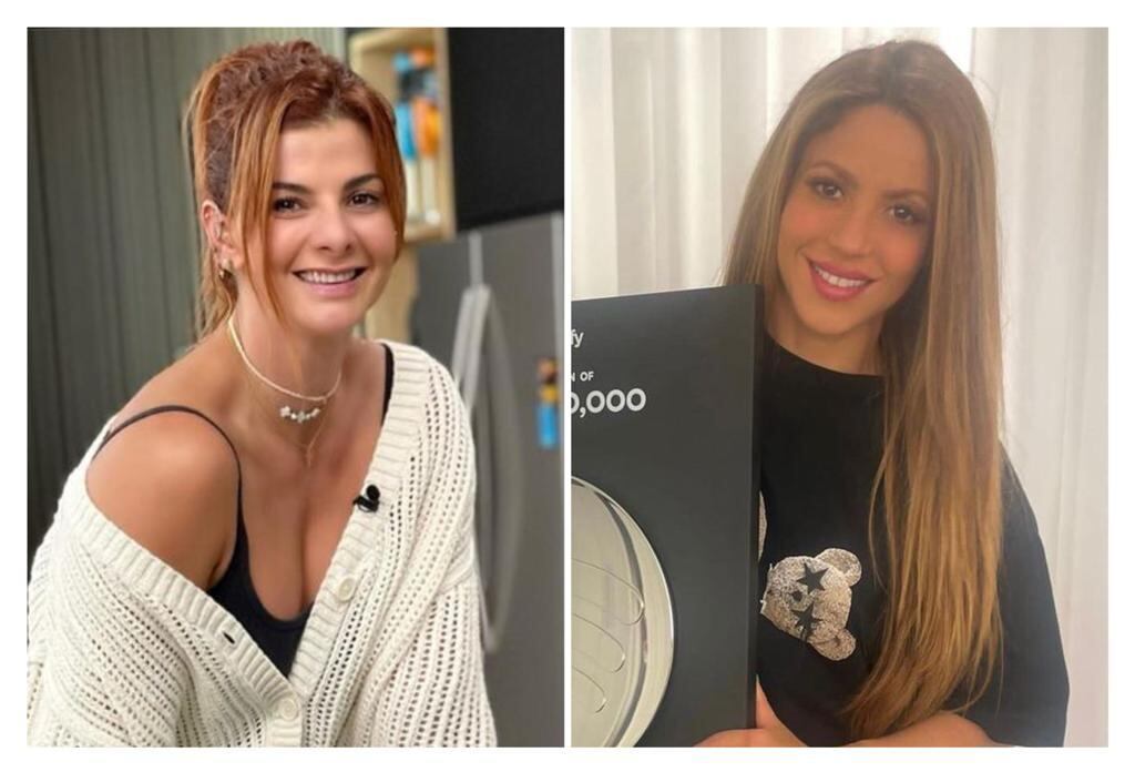Carolina Cruz y Shakira