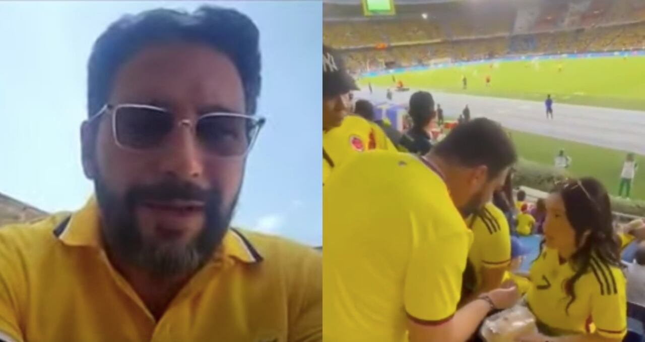 Agmeth Escaf y Geraldine Ponce, esposa del futbolista Luis Díaz