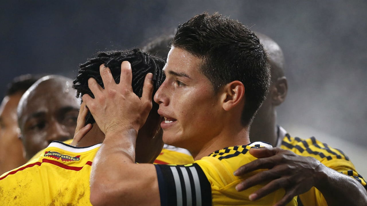 La Selección Colombia despidiéndose del Mundial 2014.