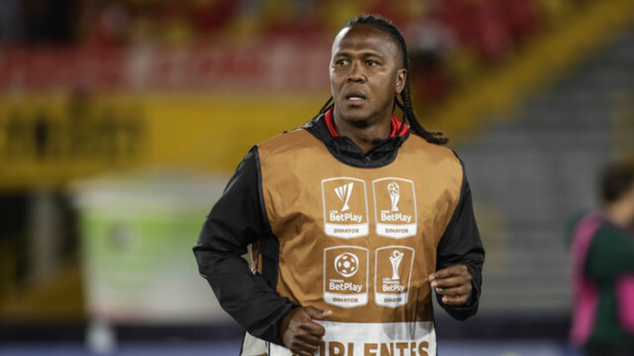 Hugo Rodallega en su estancia con Independiente Santa Fe