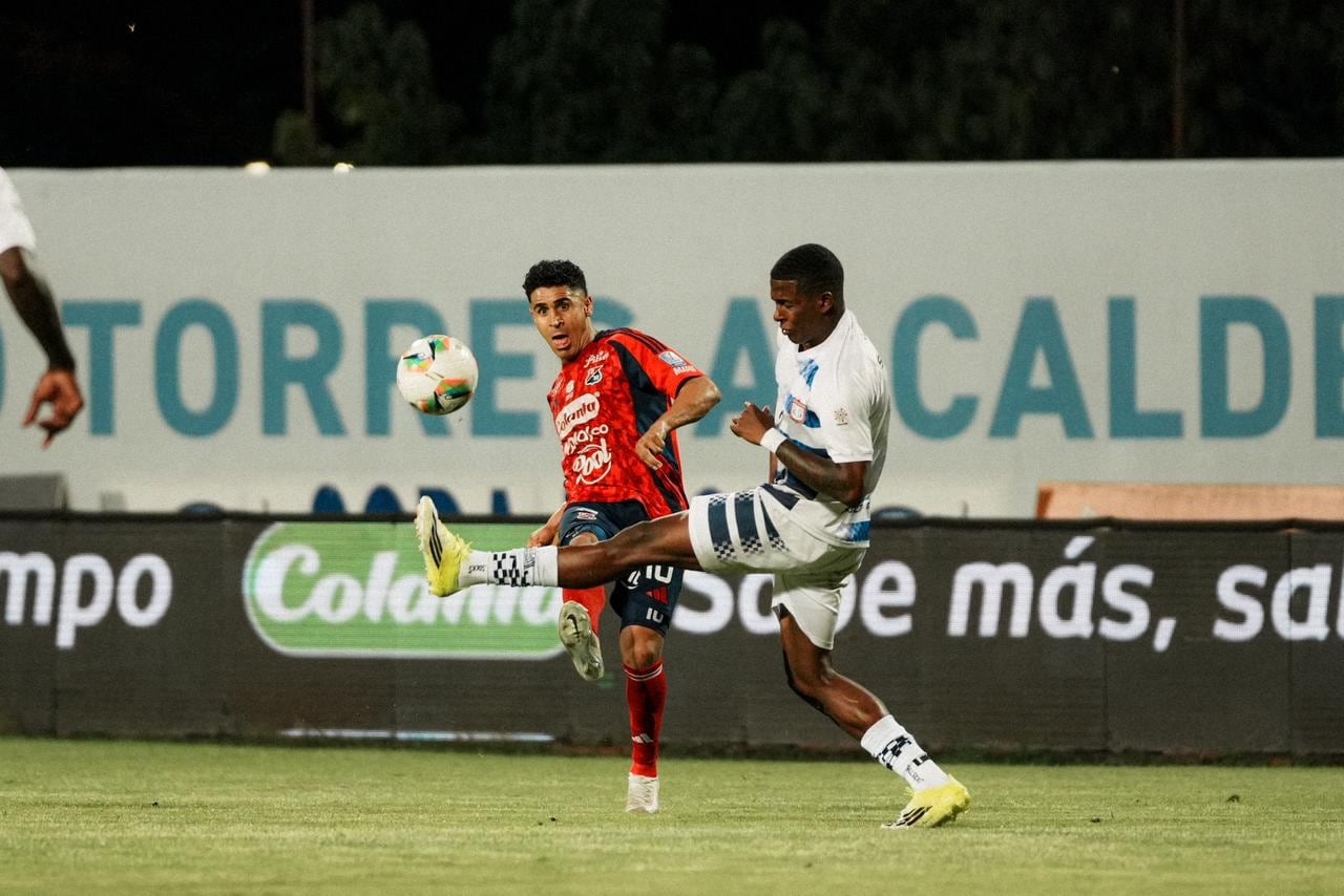 Imagen del triunfo de Medellín, sobre Boyacá Chicó, en Itagüí.