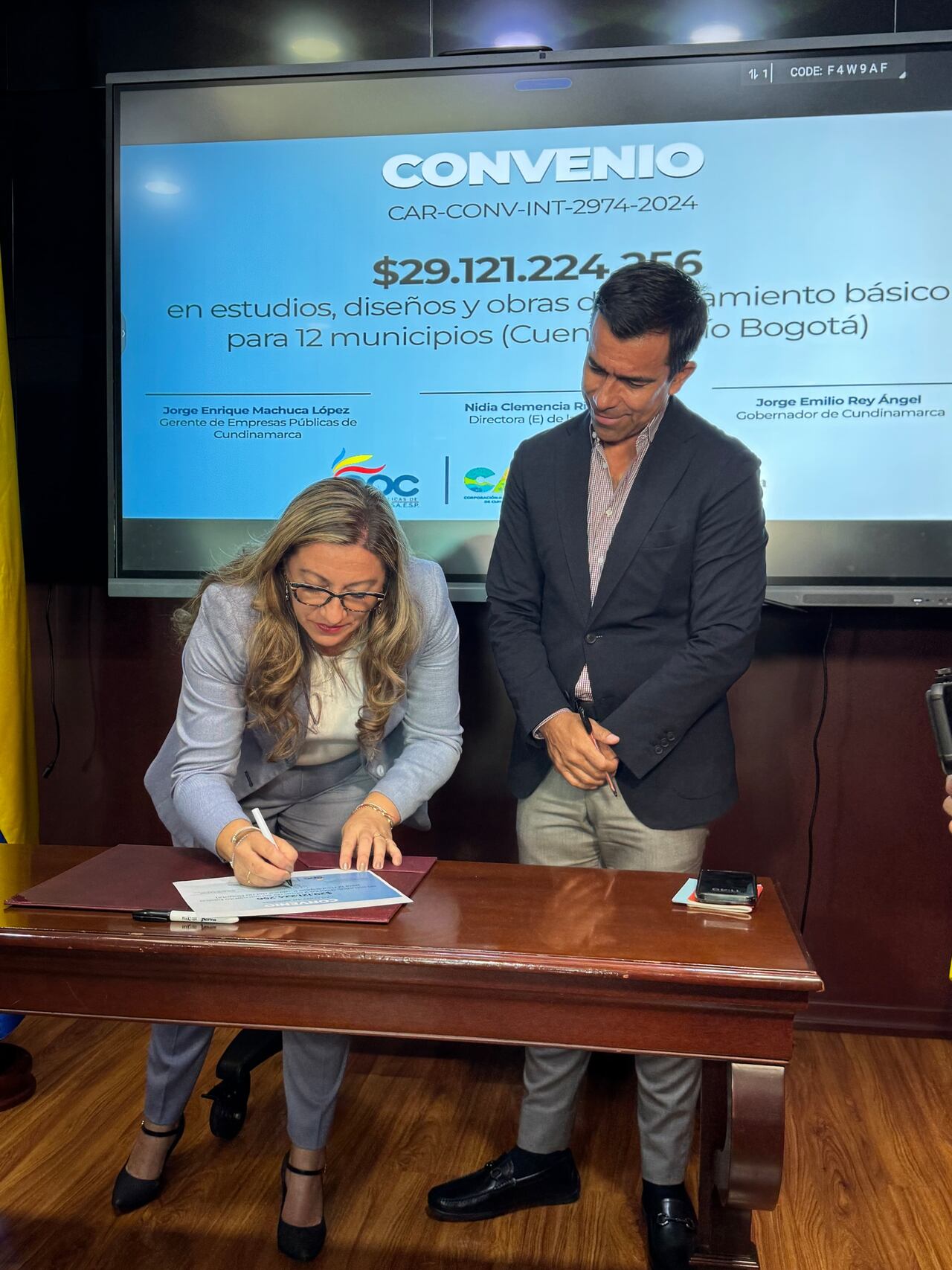 Firma del convenio interadministrativo