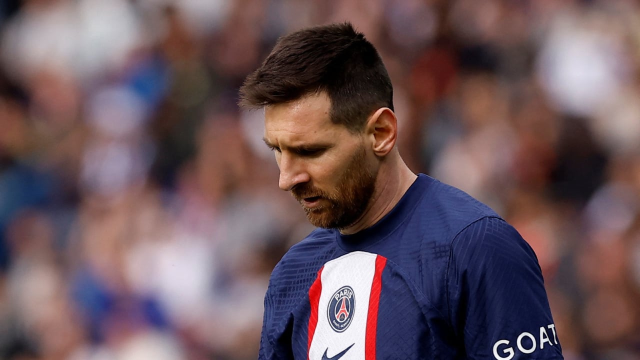 Lionel Messi jugó dos años en el PSG
