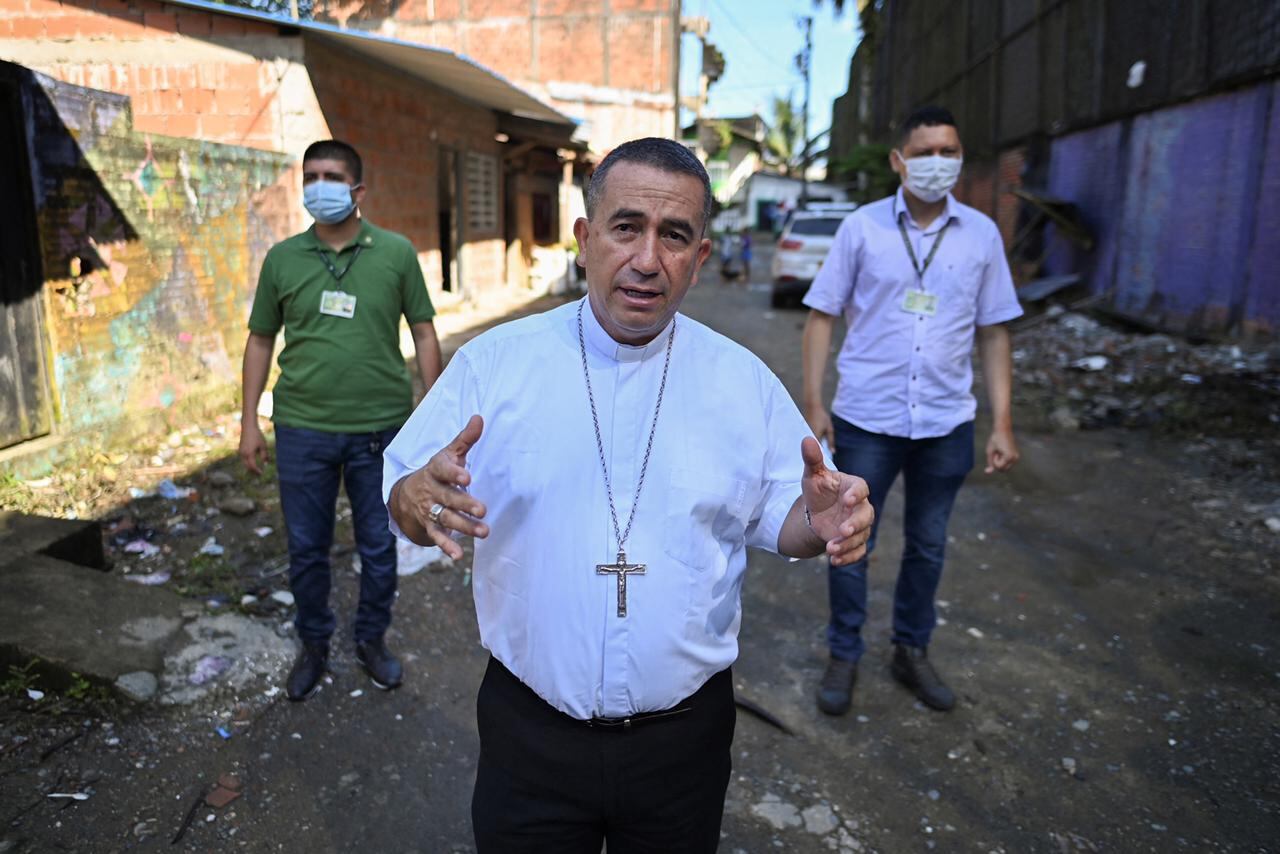 Monseñor Rubén Darío Jaramillo, obispo de Buenaventura.