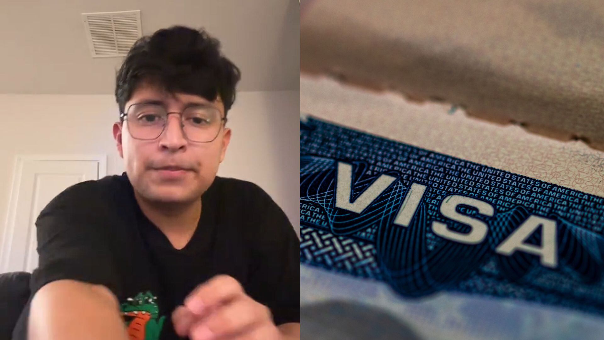 Joseph Axel contó su experiencia al conseguir una visa temporal de trabajo como profesional tras haber enfrentado unos obstáculos desde Ecuador hasta su ingreso a Estados Unidos en el presente año.