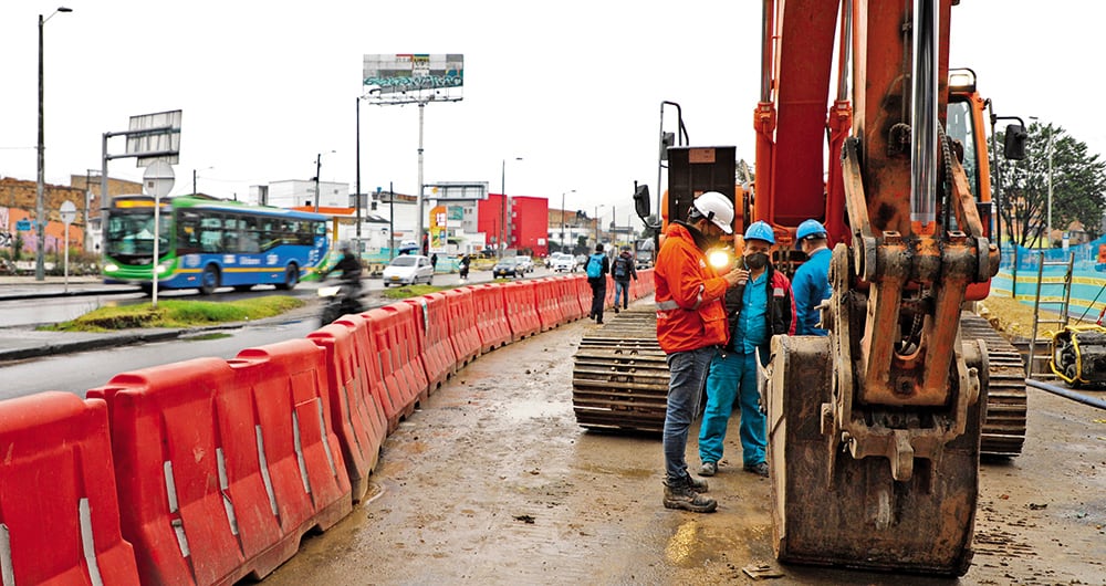 Las obras de la primera línea del metro de Bogotá marchan de acuerdo con el cronograma establecido. En 2025 llegarán los primeros trenes. 