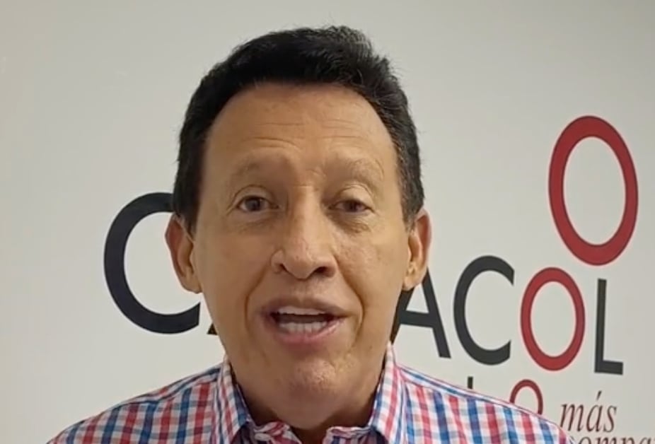 El periodista Óscar Rentería